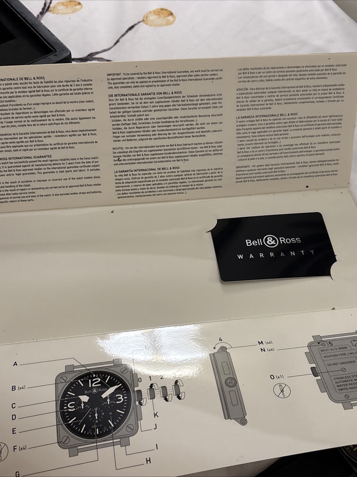 Bell & Ross BR01-94 Limited Edition Watch Low Number 061/500