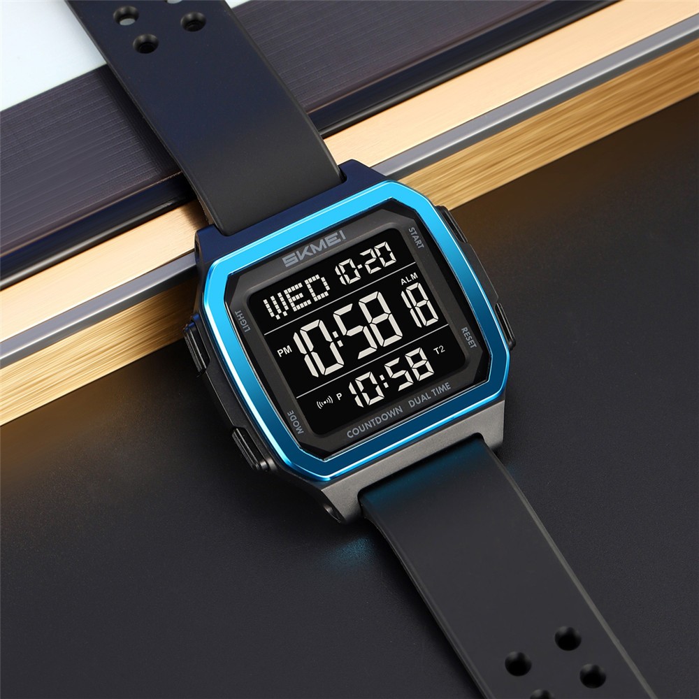 SKMEI Men Watch Electronic Sport Watch LED Alarm Watch Boys Digital Wristwatch