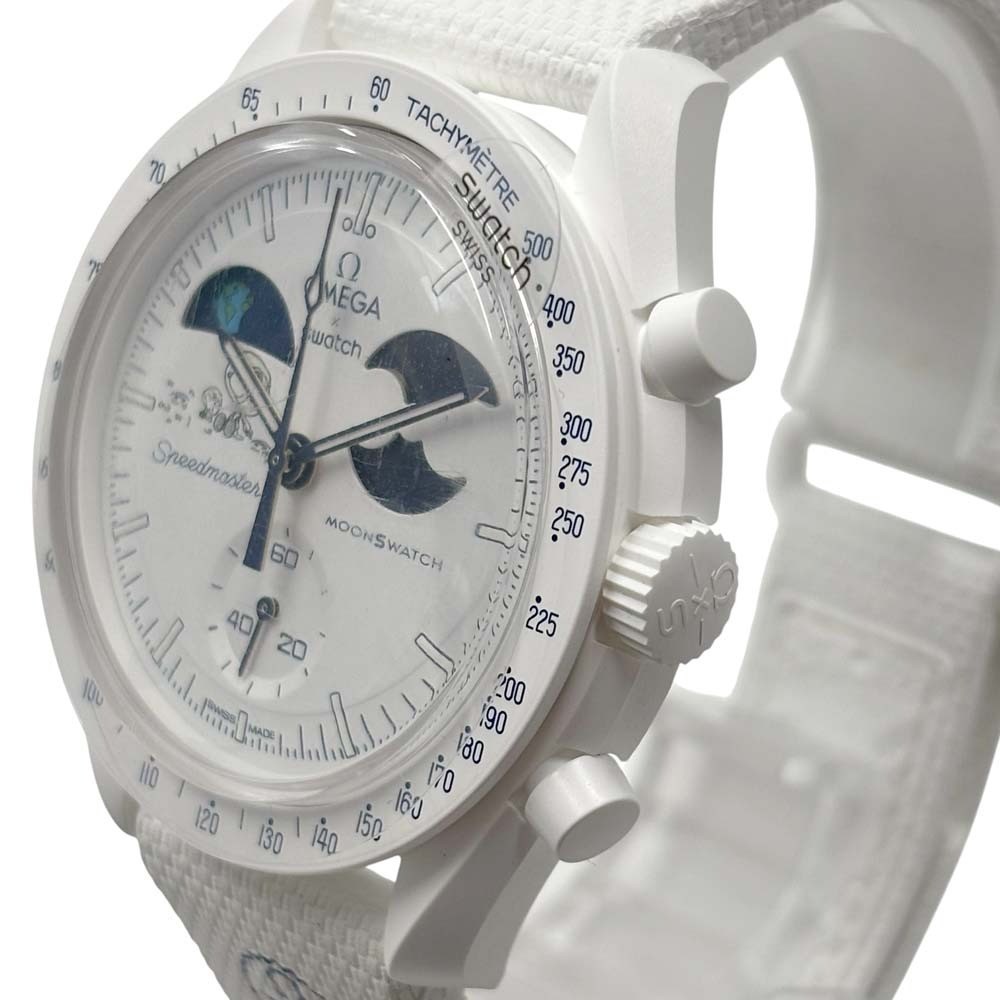 Omega x Swatch Mission to Earthphase Moonshine Gold Snoopy SO33W701L Snowflake