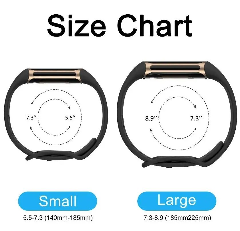 Smartwatch Band for Fitbit Charge 5 6 Strap Adjustable Watchband for Fitbit