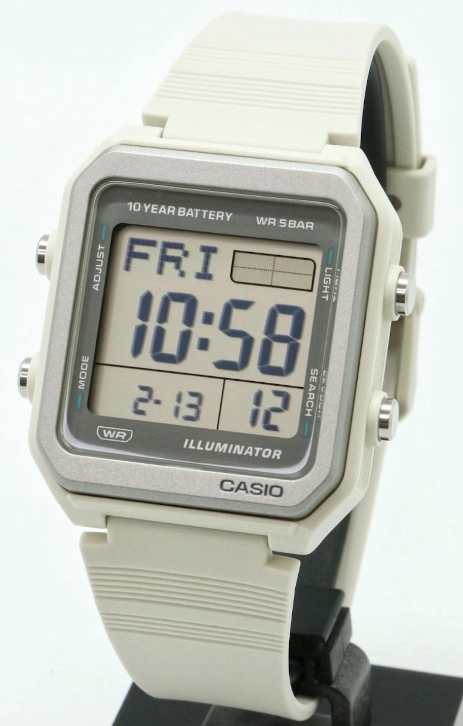 CASIO Collection STANDARD Watch W-221H-8AJF Ivory Unisex Japan First Shipping