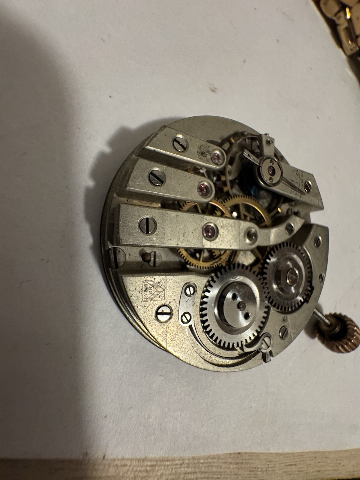 H. Moser & Cie Pocket Watch Dial And Movement Vintage