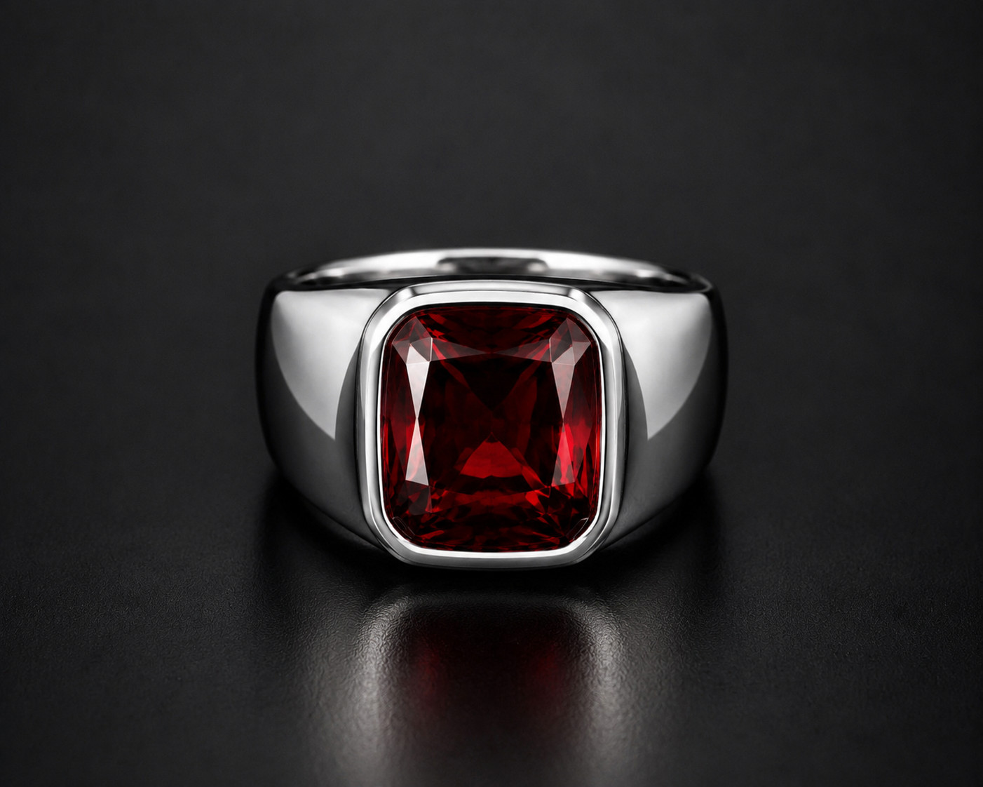 Top Quality Ruby Gemstone 925 Sterling Silver Ring For Men’s Anniversary Gift W4