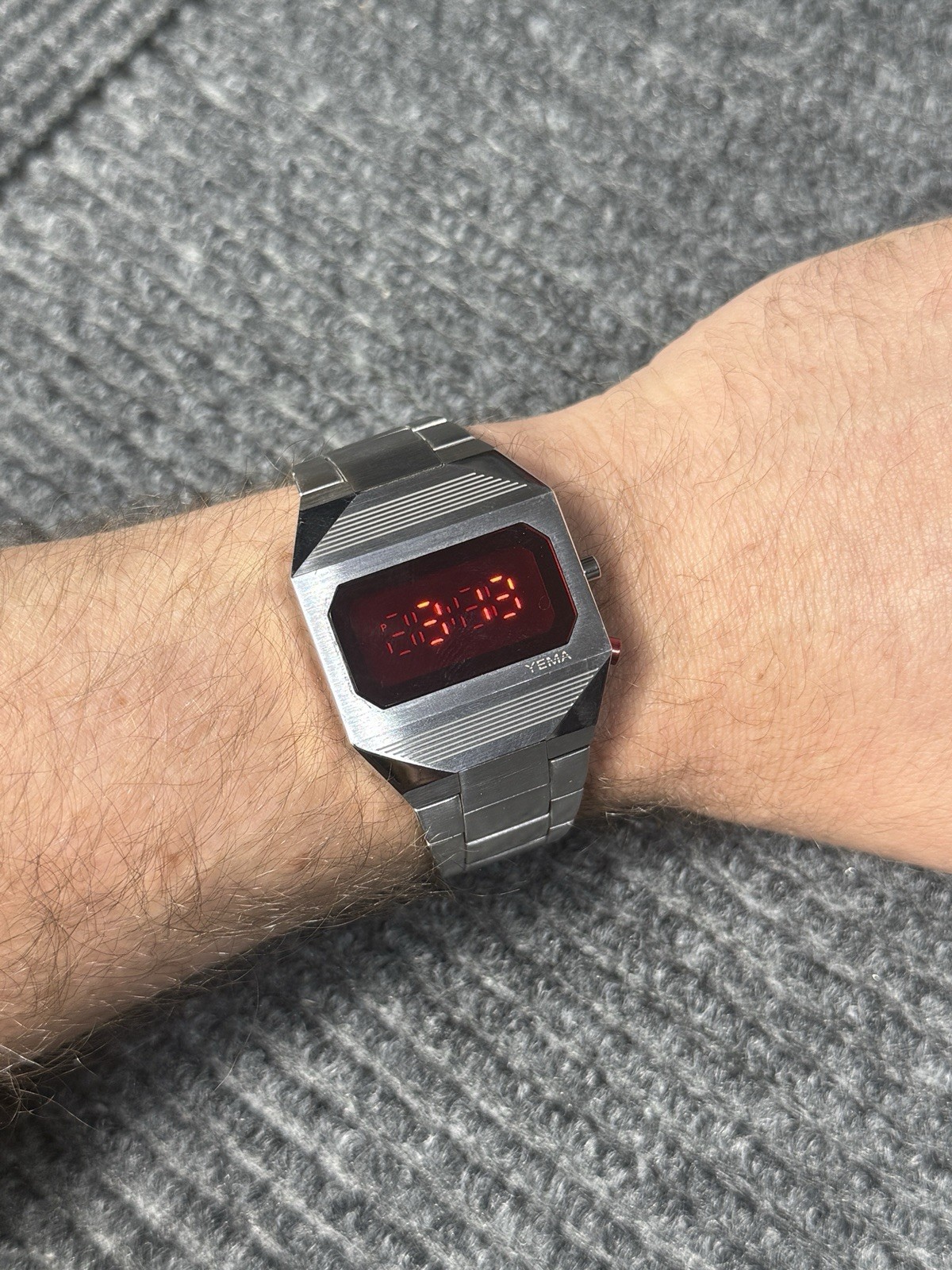 Yema Kavinsky LED Limited Edition Watch Red LED Display 1 of 3333 MINT Condition