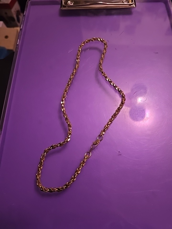 Special Chain Nugget Link 5mm Wide 28 Grams Pat. P Signed Beautiful Chain…