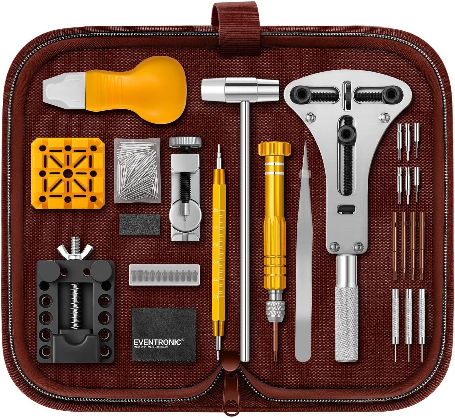 Eventronic Watch Repair Kit Link Removal Tool Set w/Case