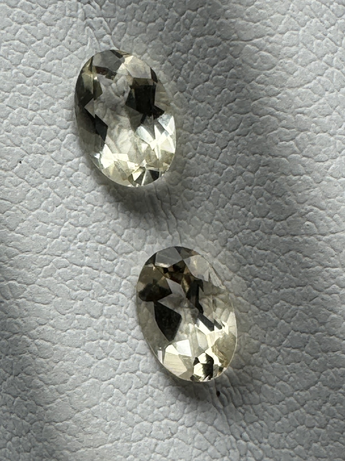 Price is for 2 YELLOW BERYLS, Yellow Ovals. 0.76 TCW, 6 mm X 4 mm, Clean. #201