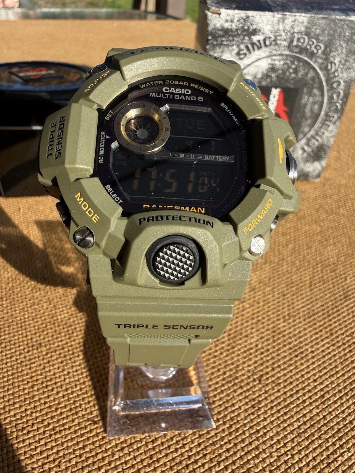 Casio G-Shock GW-9400-3 Rangeman Green