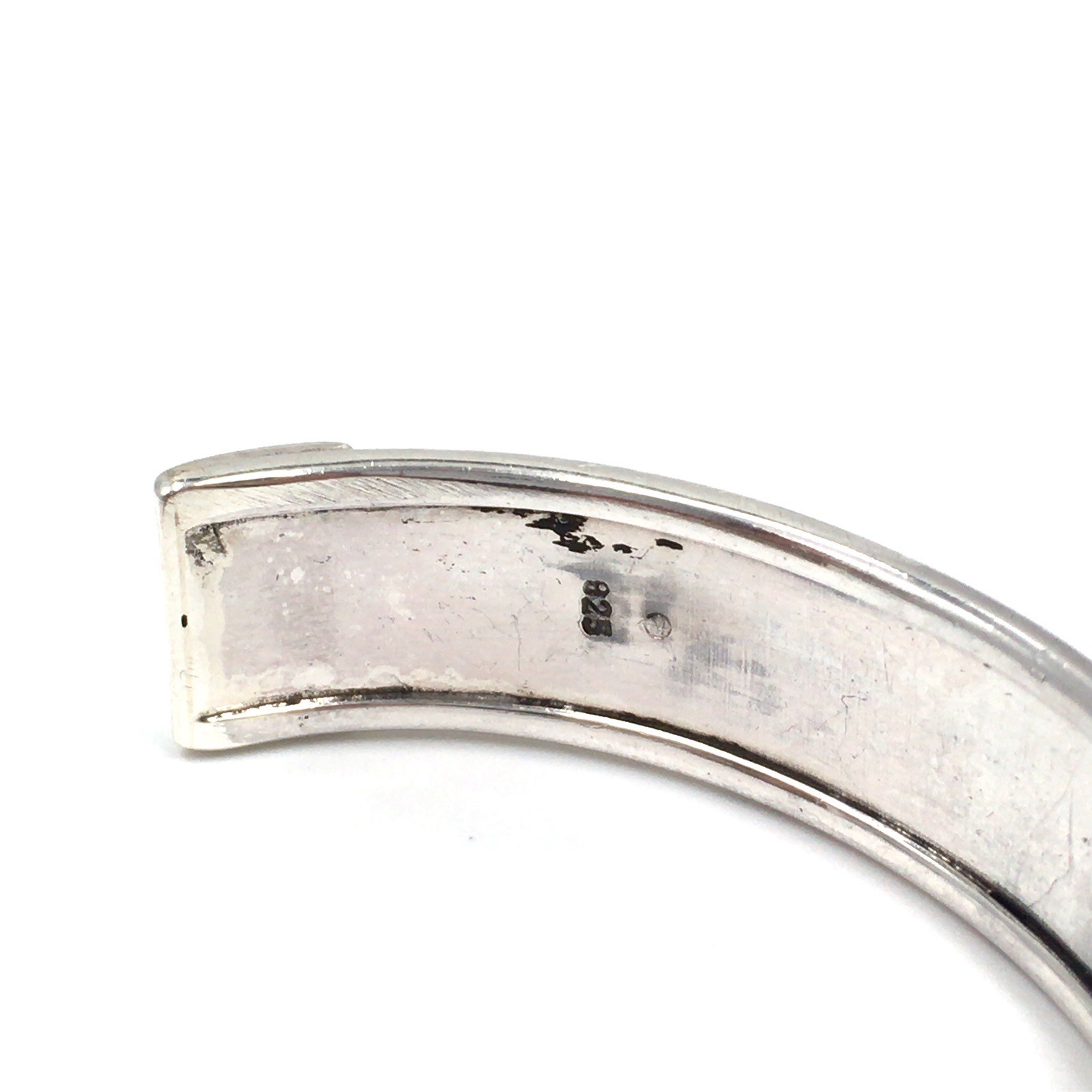 Modern Bangle 925 Silver 1.2cm Wide Bangle Solid Jewellery Bracelet 24g