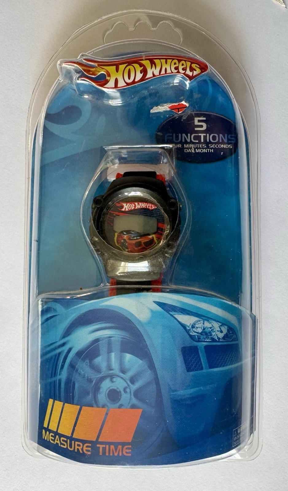 Hot Wheels Mattel Measure Time Digital Watch NIP Will Need Battery 2007