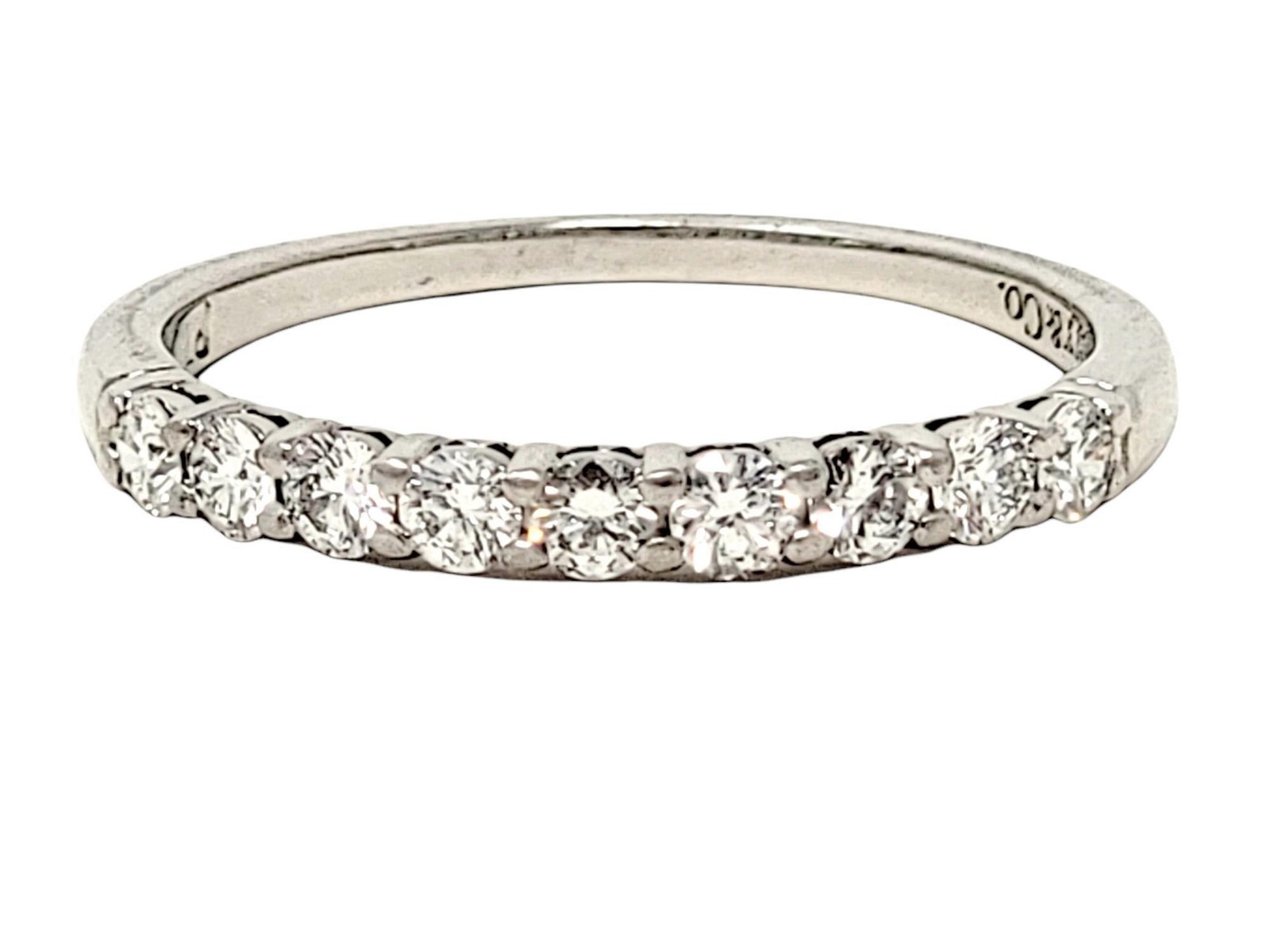 Tiffany & Co. Embrace Semi-Eternity 9 Round Diamond Band Ring in Platinum