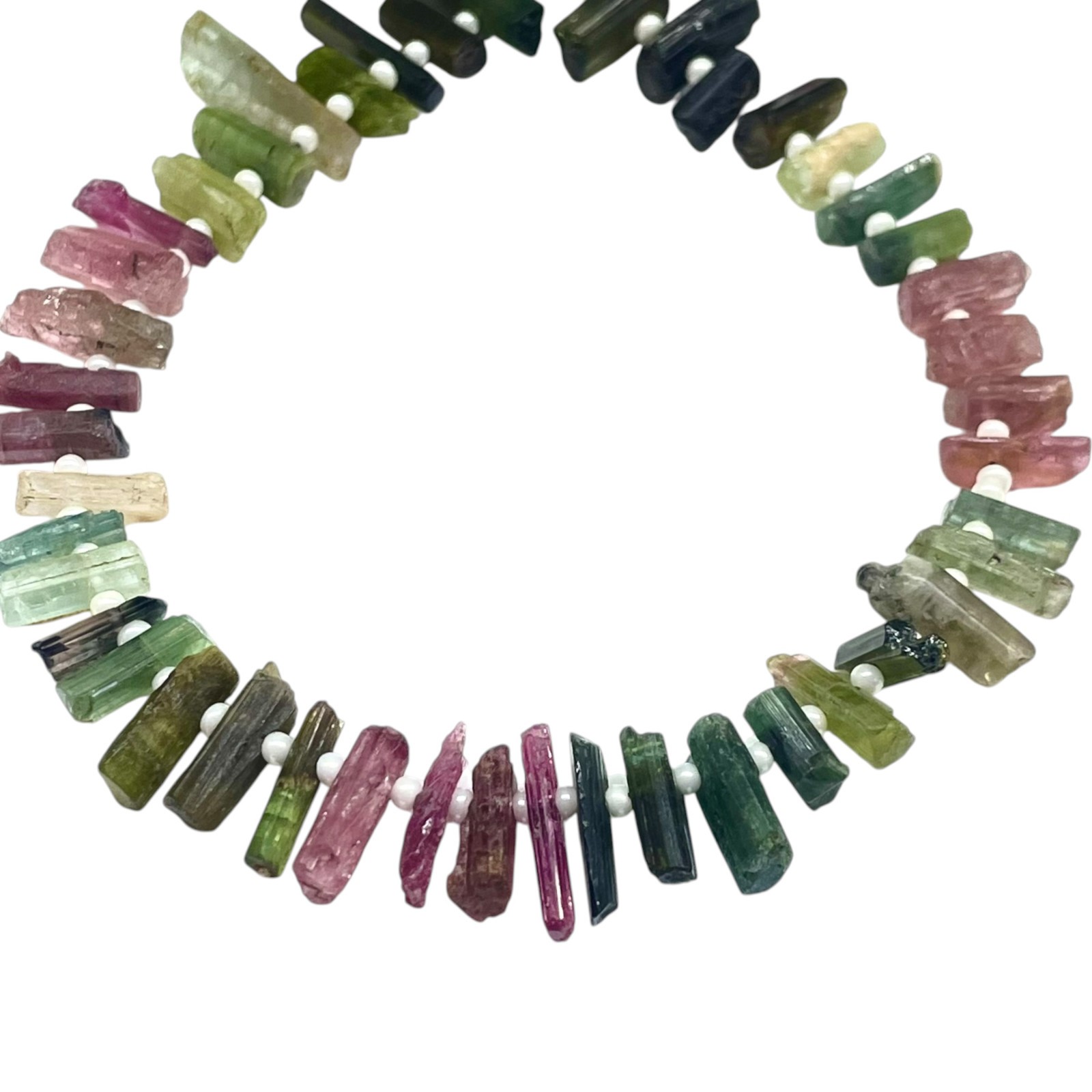 Natural Tourmaline 8-16mm Multi Color Drilled Rough Stick Loose Gemstones Lot
