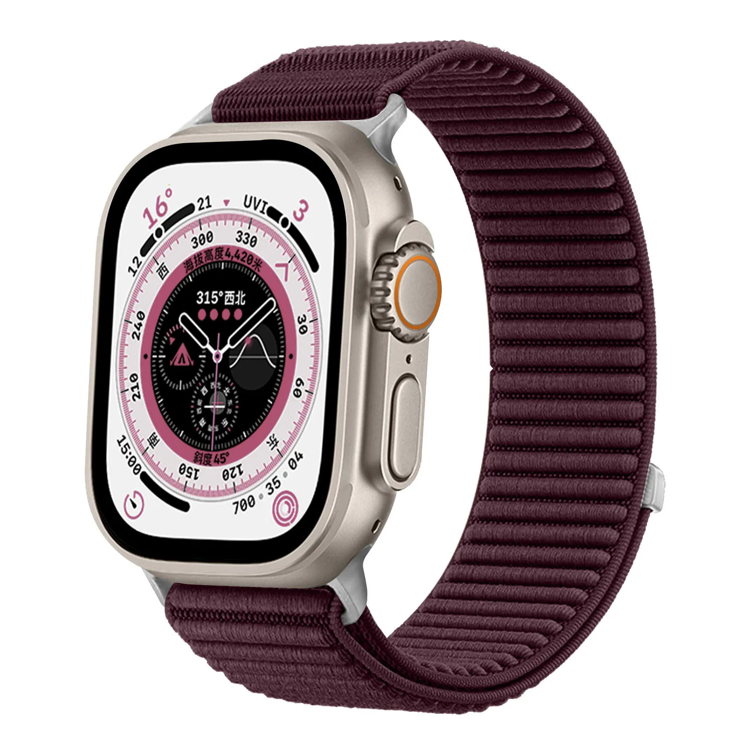 Nylon Strap Wristband For Apple Watch Band 40 41 42 44 45 46 49mm Ultra Bracelet