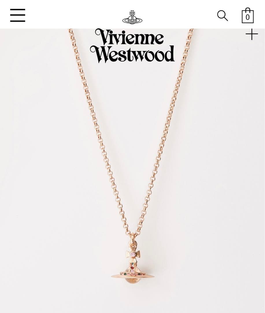 Vivienne Westwood petite orb necklace