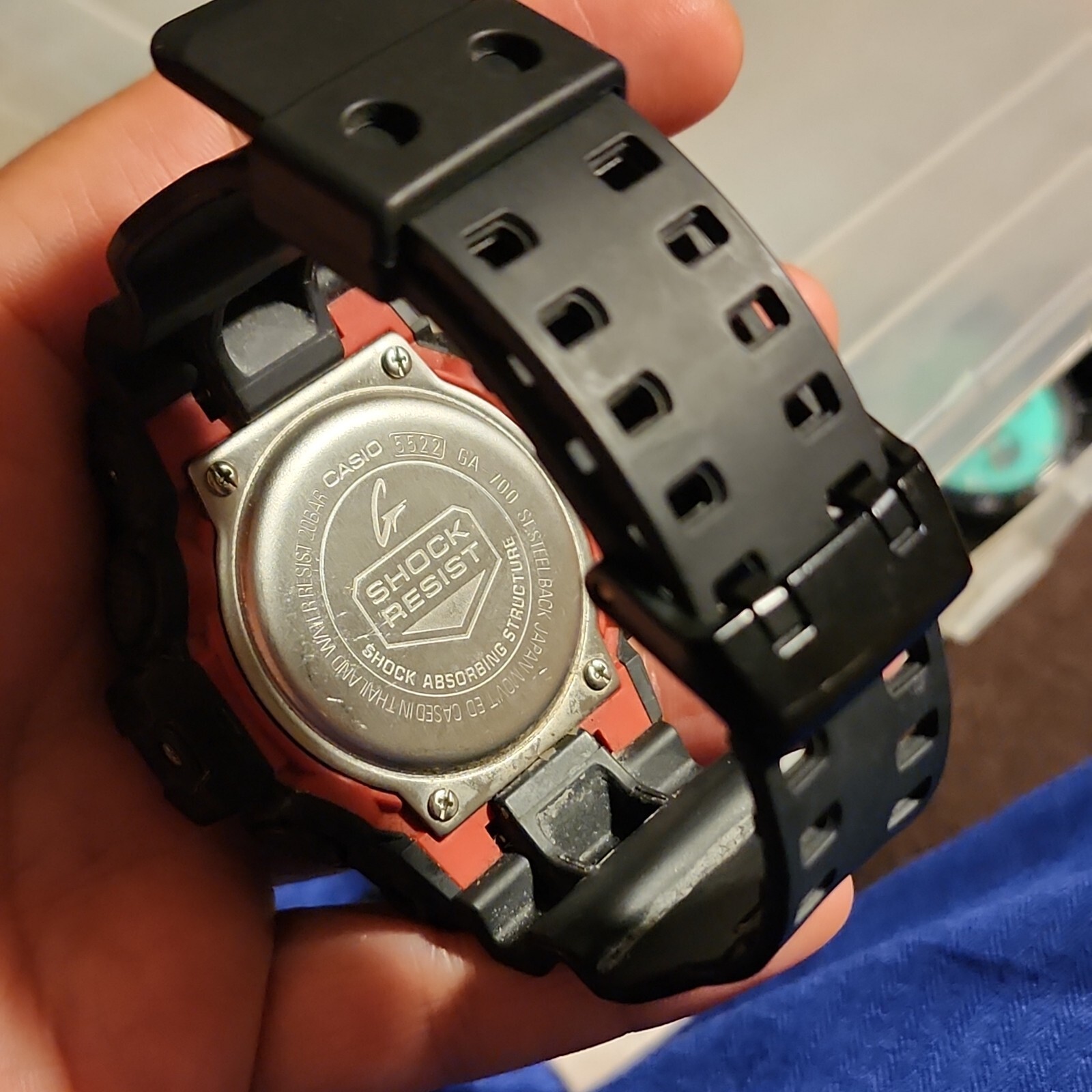 Casio G-Shock GA-700-1A Analog Digital Black Resin Strap Alarm Men’s Watch