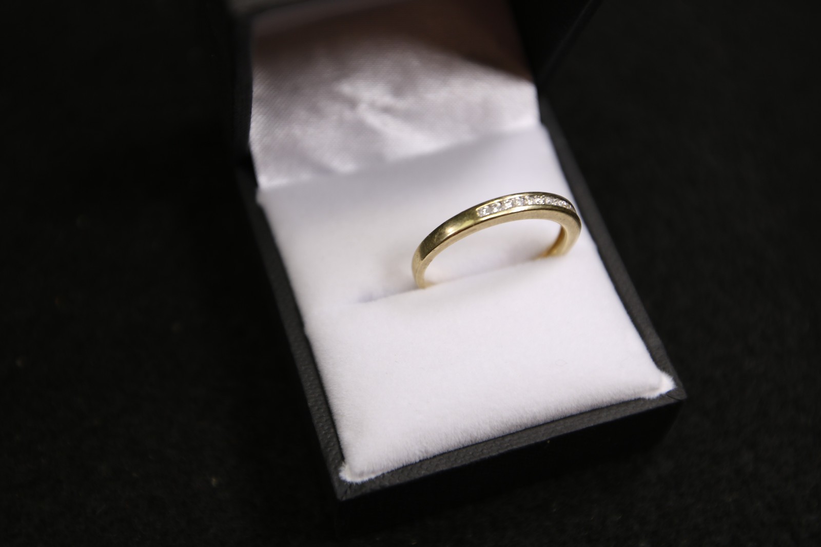 IKS Anniversary Diamond Ring .24 Carat 14K Yellow Gold 2.4 Grams .24 TCW Sz 9 FS
