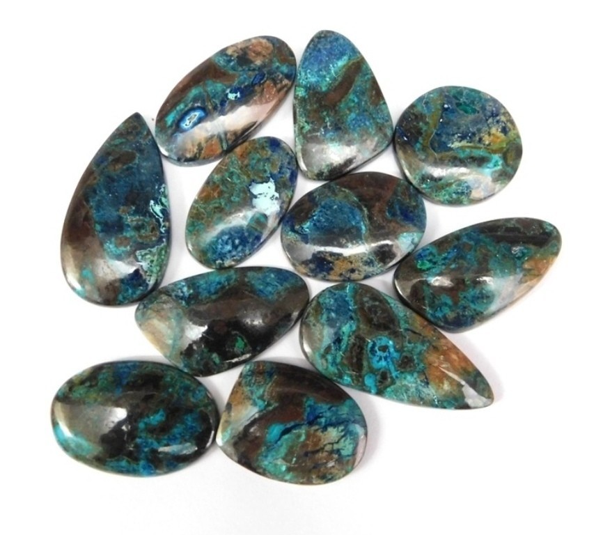 Natural Shattuckite Cabochon Gemstone For Making Jewelry Wholesale Lot 71415