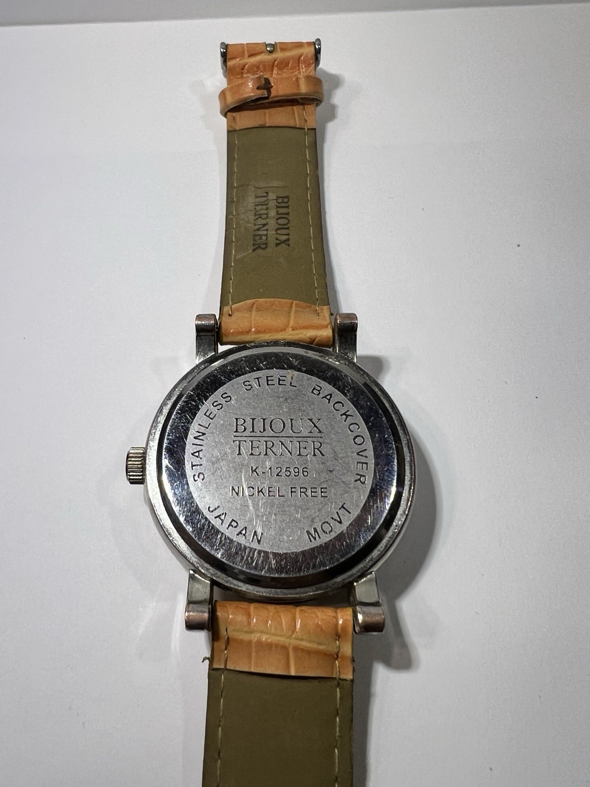 Bijoux Terner Quartz 41.2mm Analog Wristwatch Beige Leather