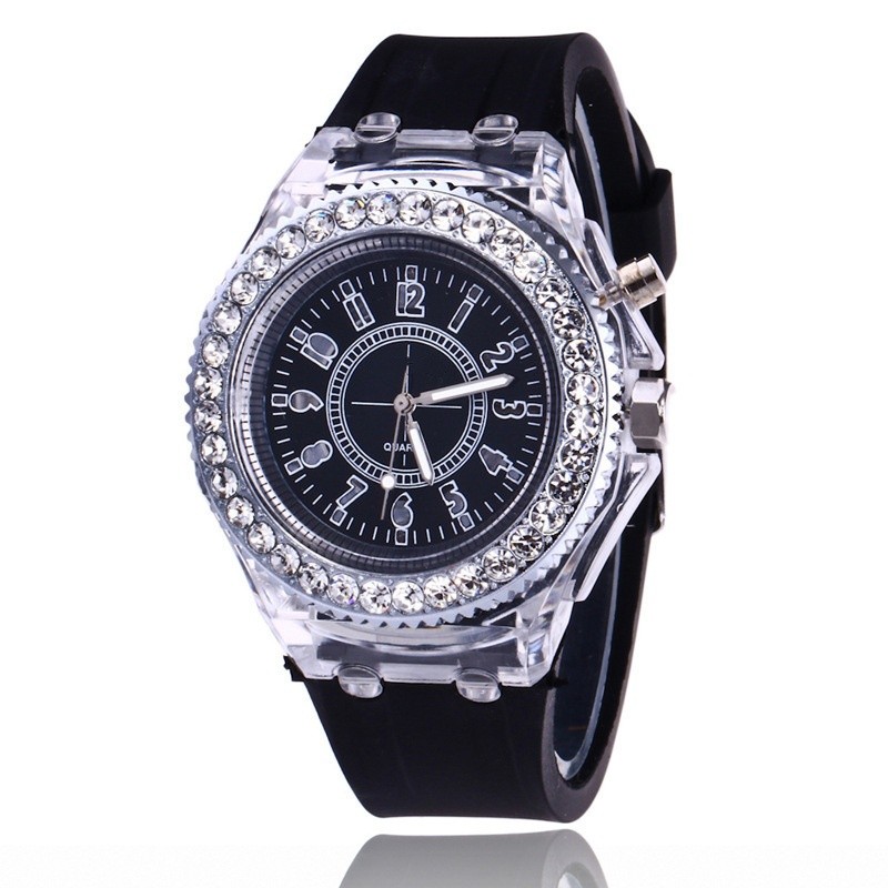 Luminous LED Watch For Male and Women Students Lovers jelly Unisex Watches