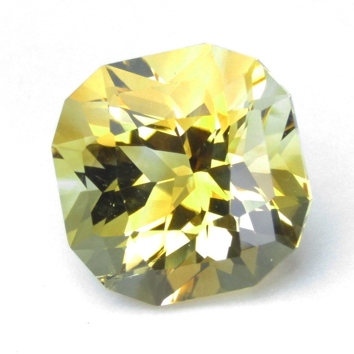 5.43Cts Genuine Natural Citrine 11mm Cushion Cut Loose Brazil Gemstone Ref-VIDEO