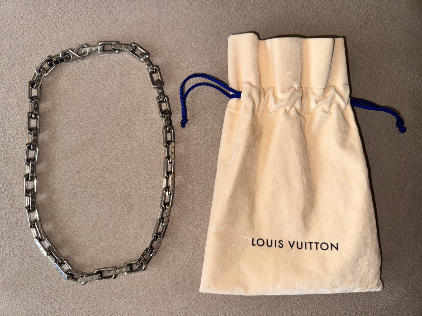Louis Vuitton Monogram Chain Necklace