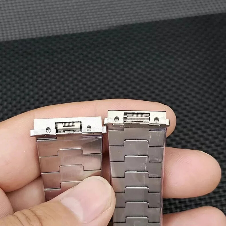21mm 18.5mm Watch Bracelet Steel Band Strap For Cartier Santos Medium WSSA0010