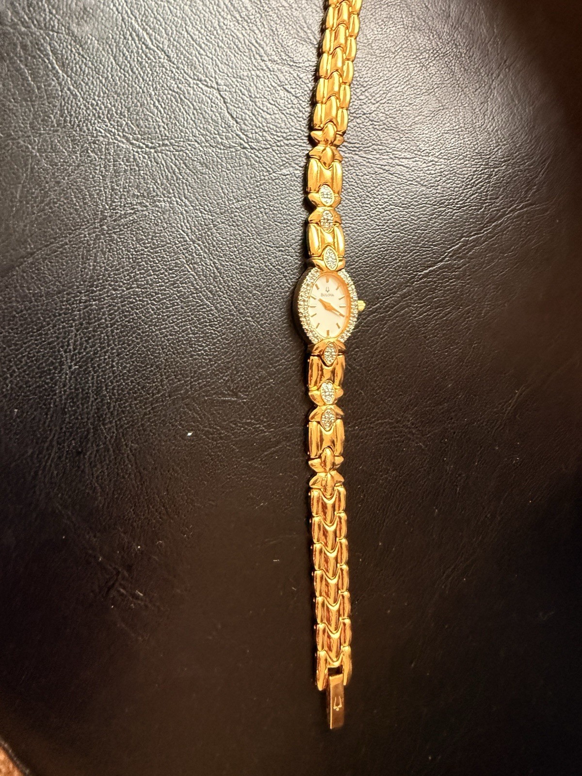 Bolivia Gold Watch Diamond Accents