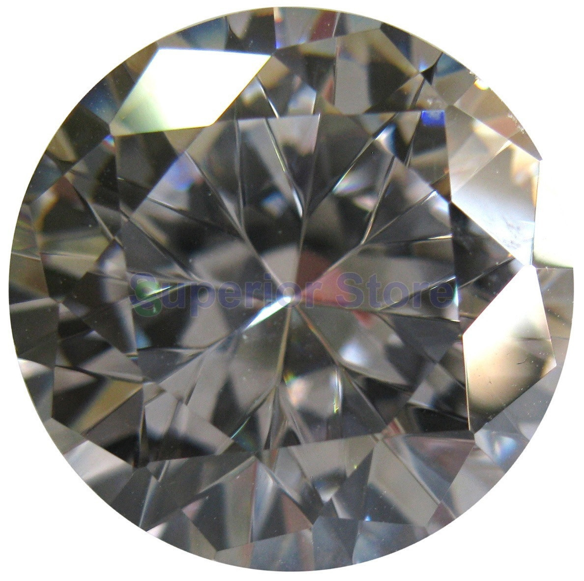7.00 mm 1.25ct Round Cut Simulated Diamond, Lab Diamond WITH LIFE TIME WARRANTY
