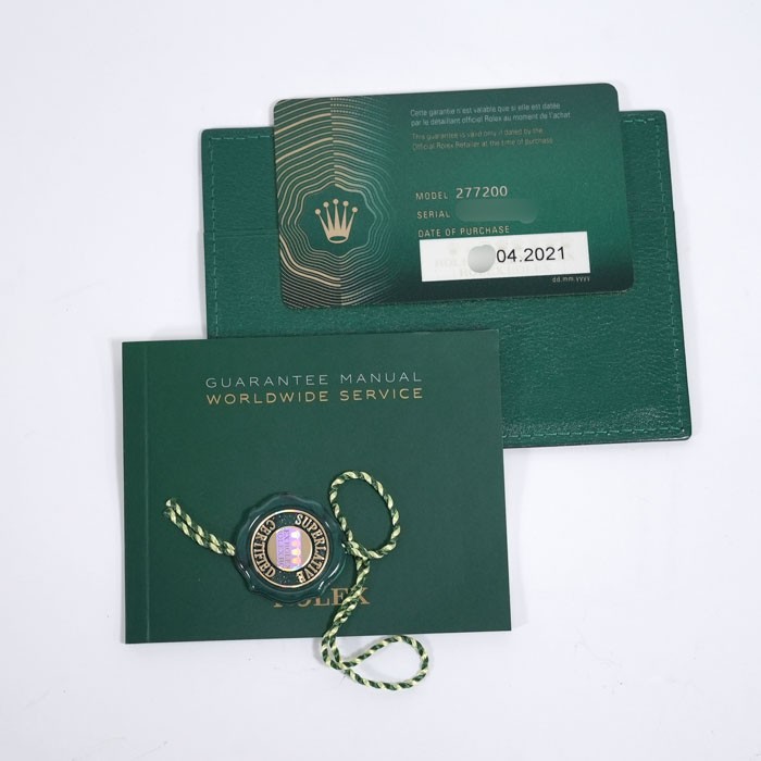 ROLEX Oyster Perpetual 31 277200 Candy Pink Warranty 2021 Box/Paper