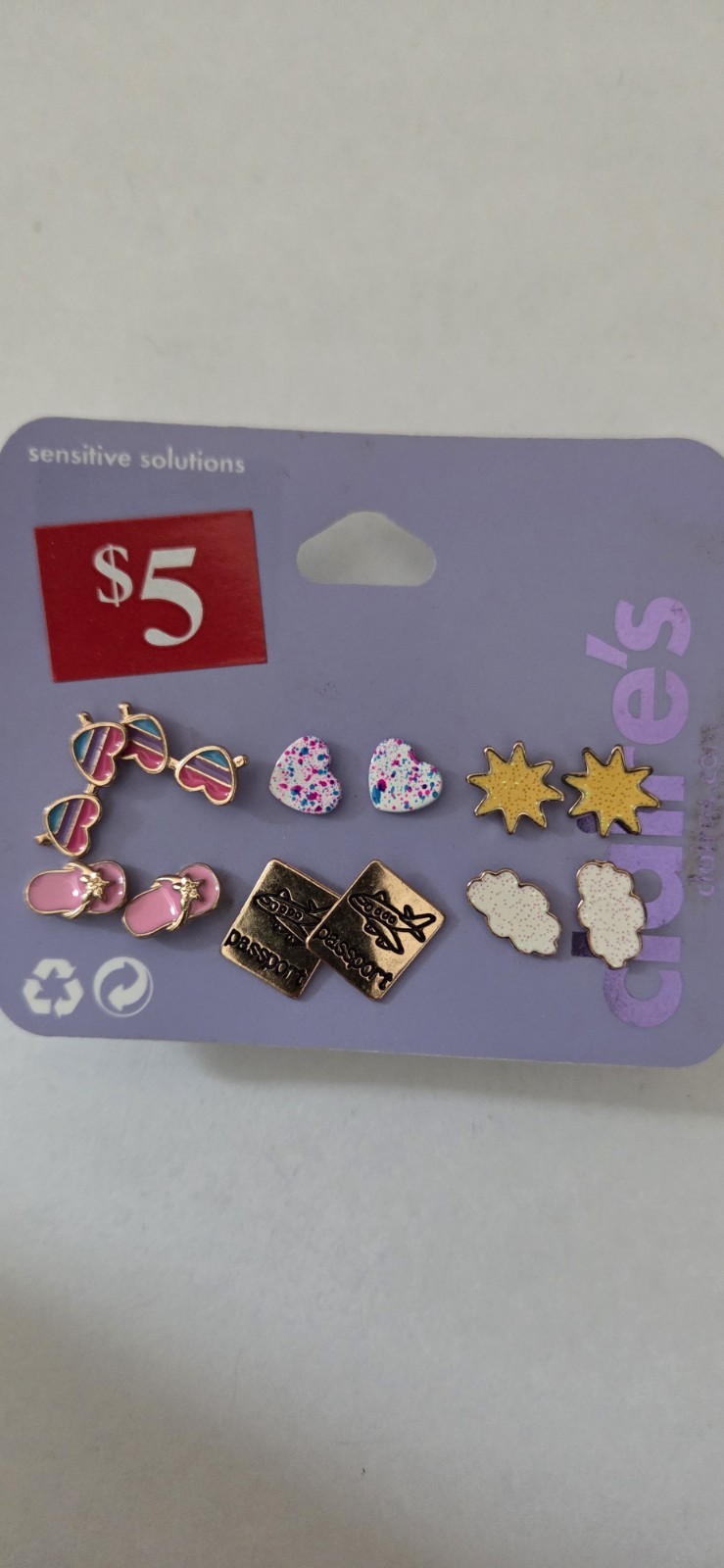 Claire’s Jewelry Mixed Lot Earrings, Neclaces, Anklets Costume Fun
