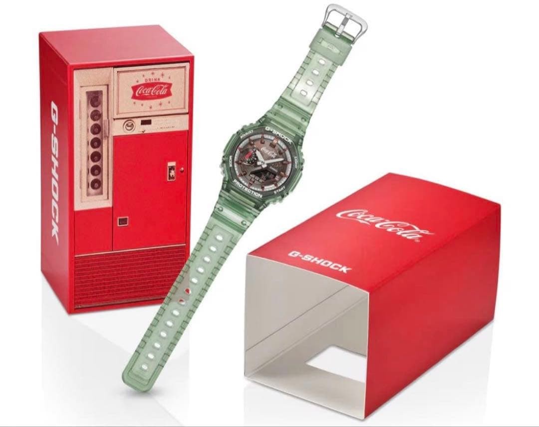 Casio G-Shock GA-2100CC-3AJR Authentic Used Coca-Cola 140th Limited Model