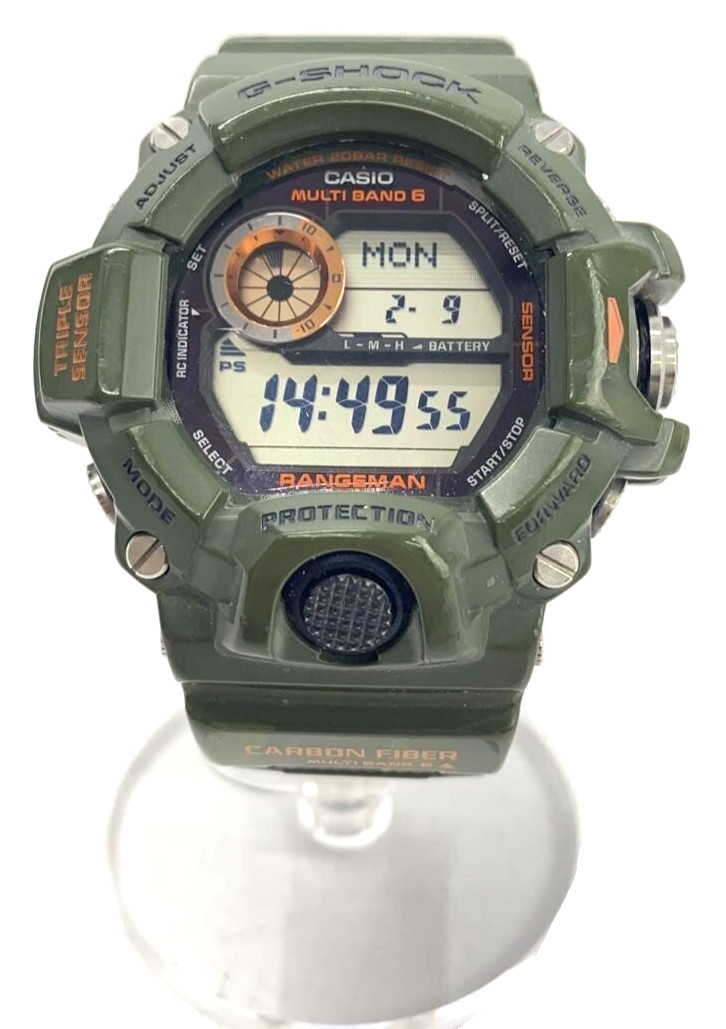 Casio G-Shock GW-9400CMJ-3JR Men’s Wristwatch Rangeman Green Camo Solar Japan