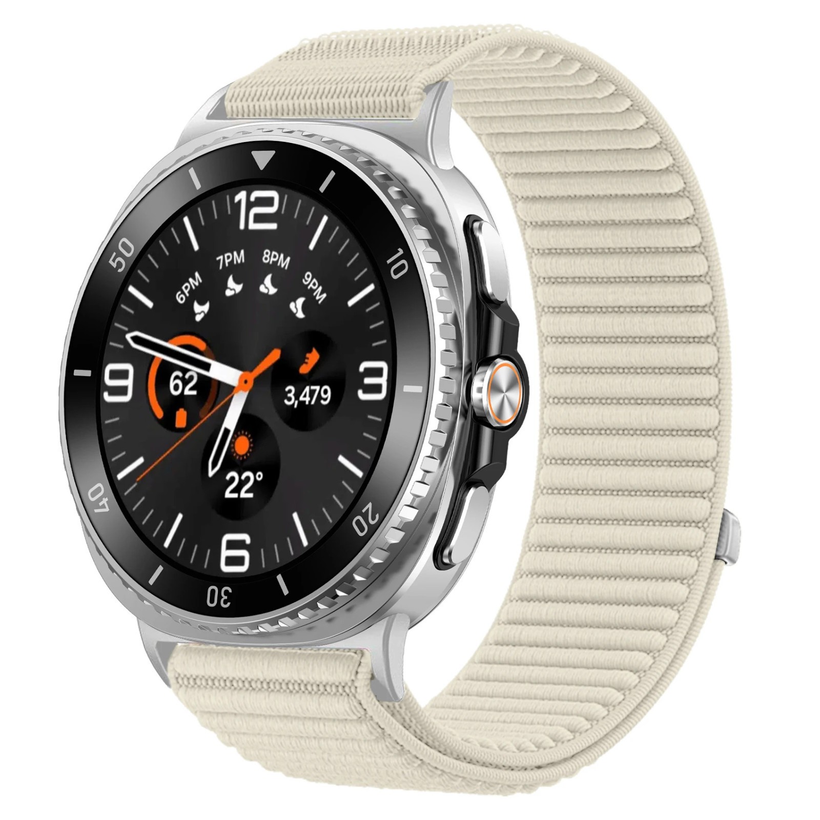 Nylon Watch Band Strap for Samsung Galaxy Watch 8 / 8 Classic 40mm 44mm 46mm