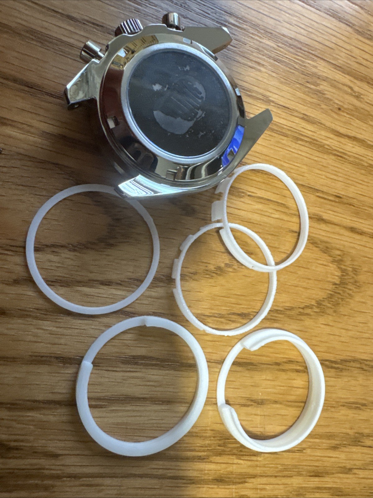 G10 Moonswatch Movement Rings And Movement Holder. For Steal Case Conversion.