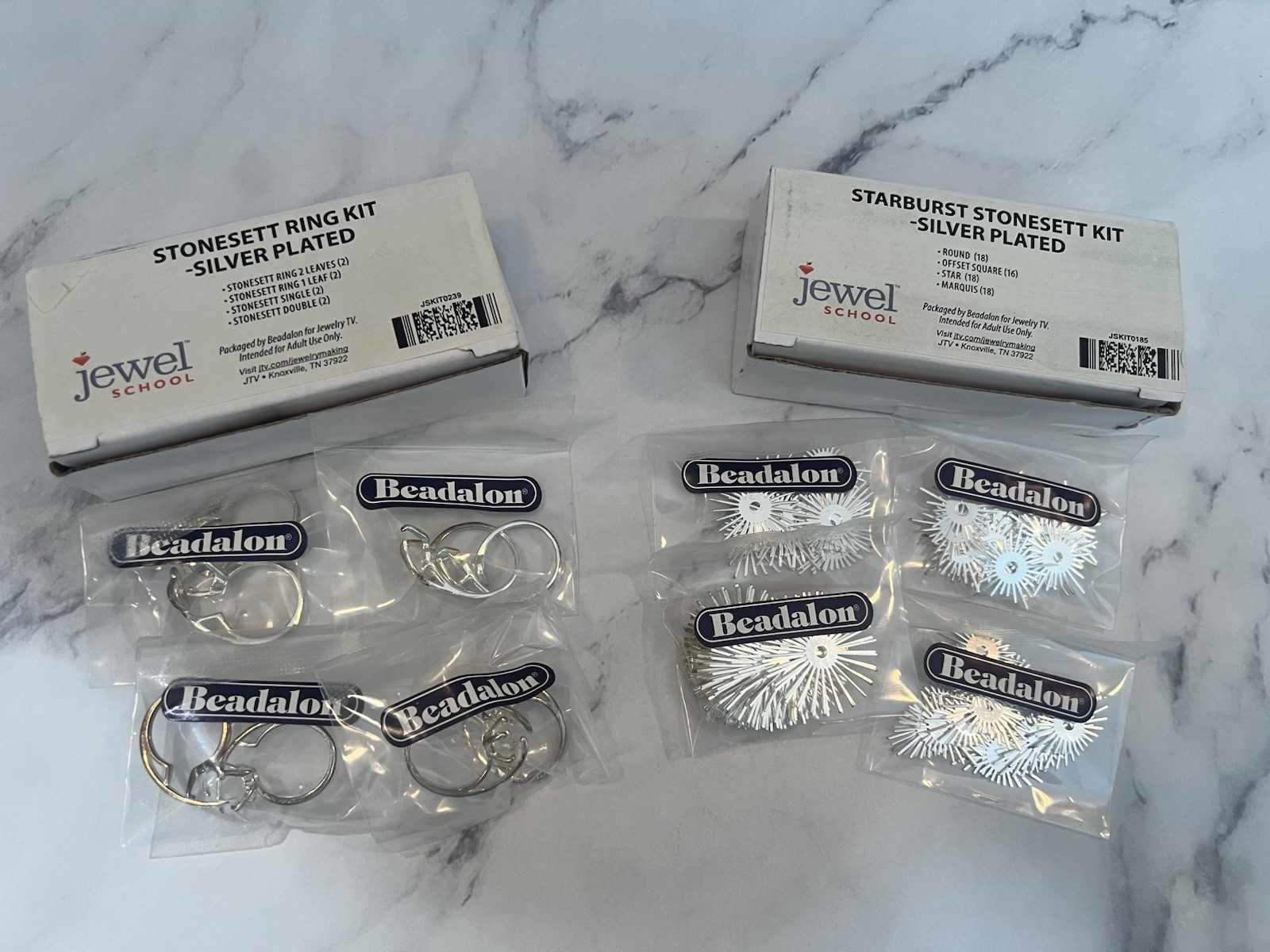 Jewel School Stonesett Ring Kit and Starburst Stonesett Kit