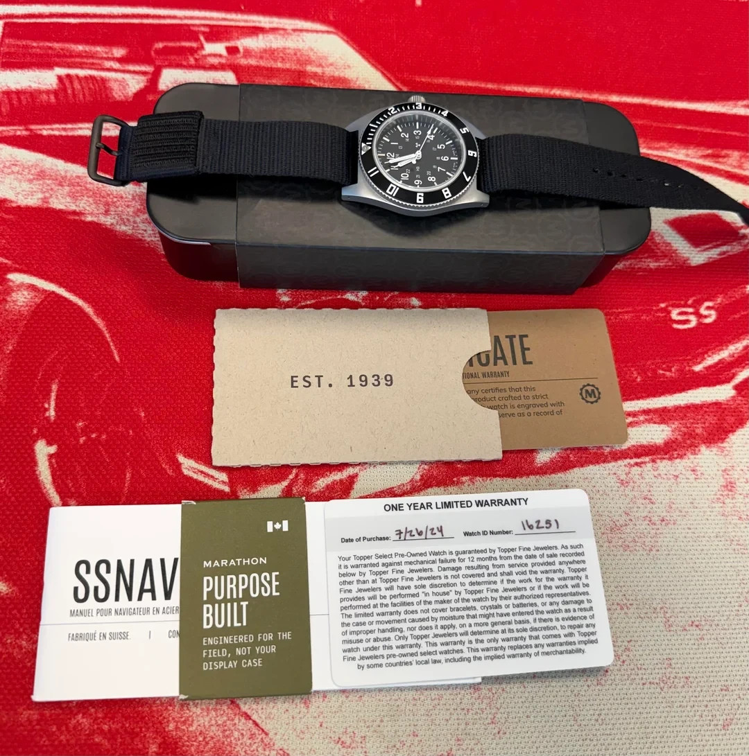 Marathon Navigator 41mm SSNAV-D Quartz Pilot’s Watch