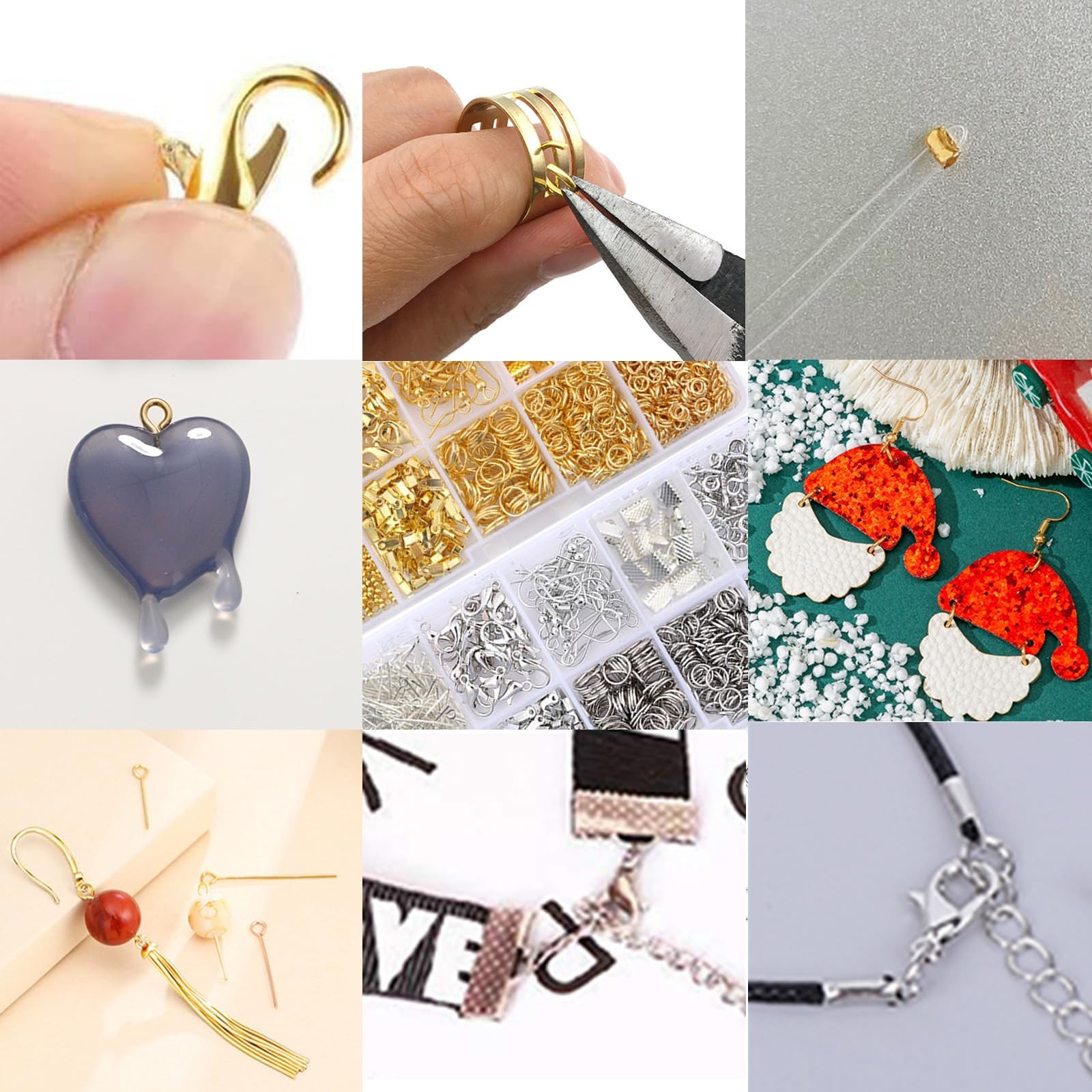 GTAAOY Jewelry Making Supplies Kit for Adults, Repair Small, Silver