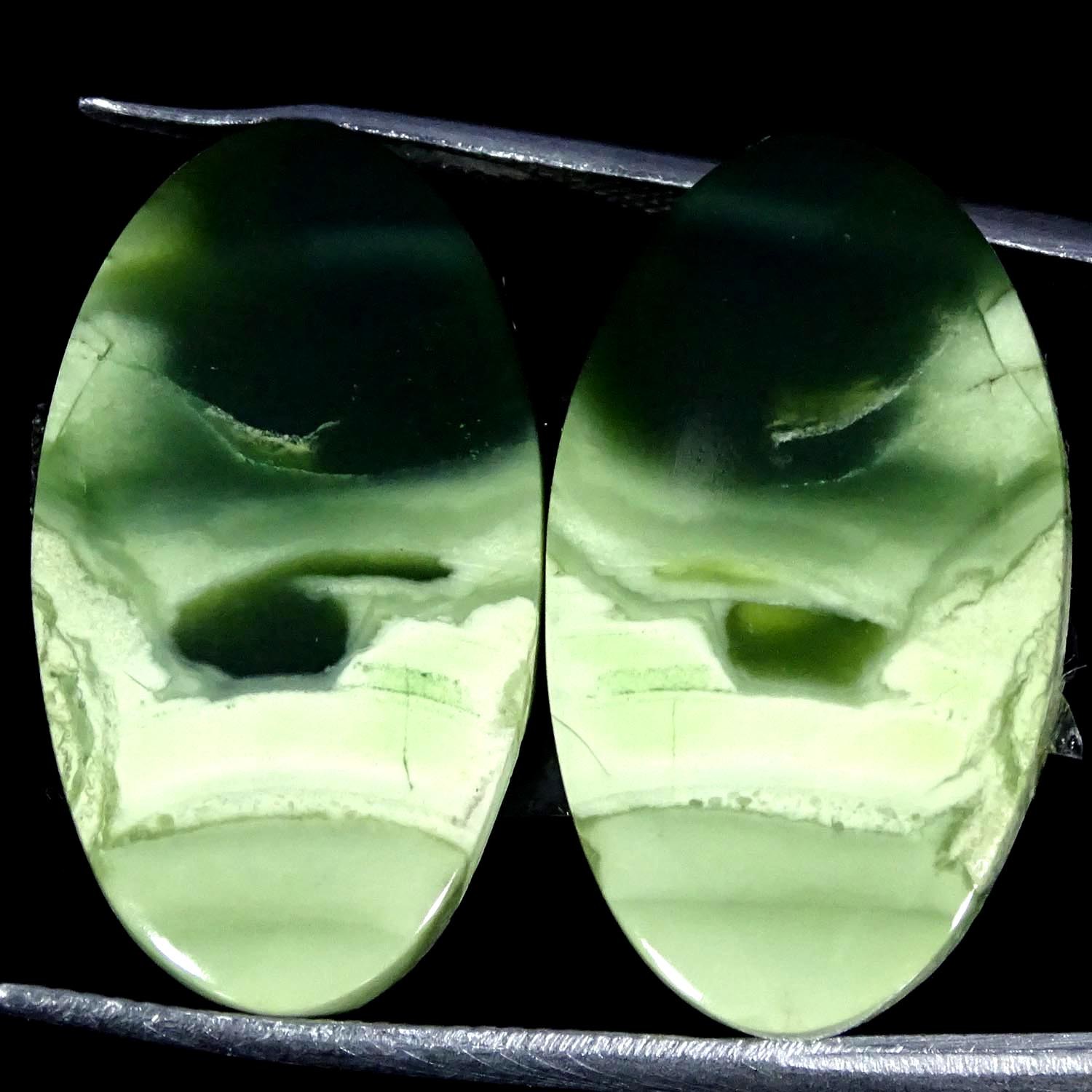 27.40Cts Natural Royal Imperial Jasper Pair Oval Cabochon Gemstone 15X25X4MM