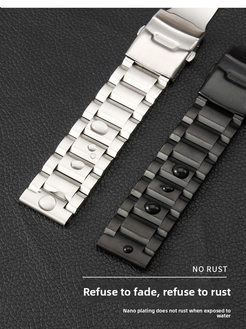 Quality Solid Stainless Steel Watch Band Strap Mens Metal Bracelet 18 20 22 24mm