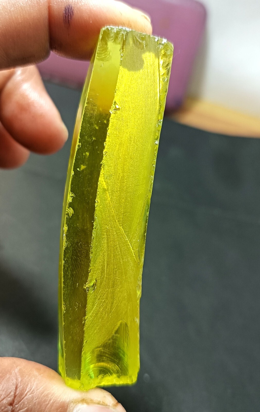 EGL Certified 500. 20 Ct NATURAL LEMON Zircon Rough Cambodian Loose GEMSTONE