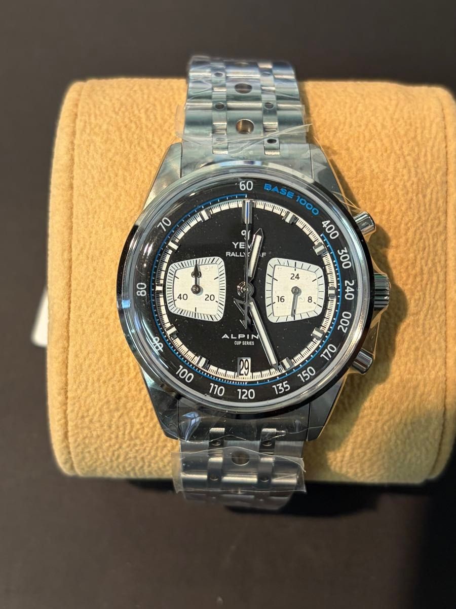 [B1P] Yema Rallygraf Alpine Panda YMH1589ALPABM Quartz Mens Watch [p8s]