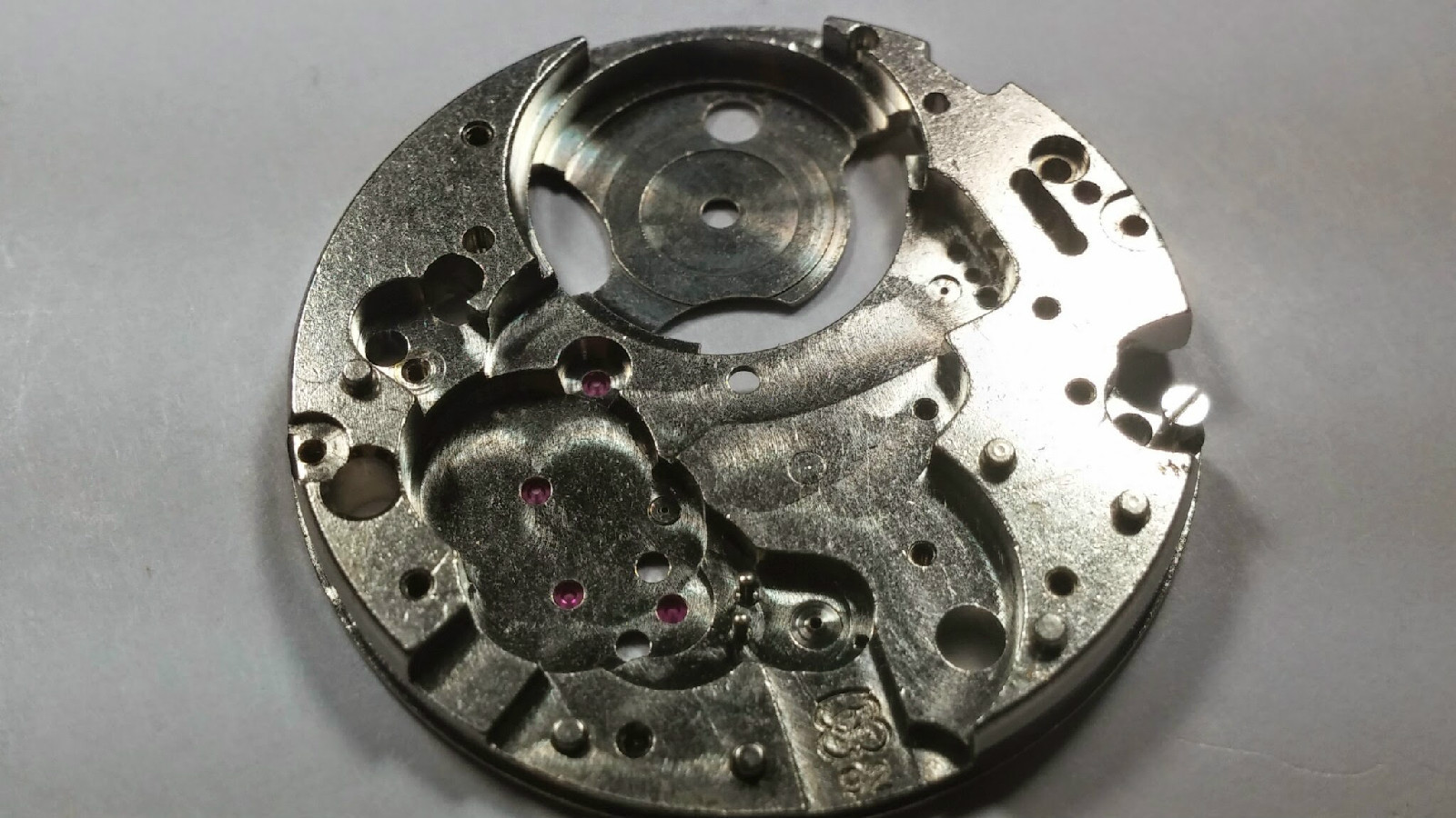 Valjoux 92 main plate part # 100 – Spare Watch Part used