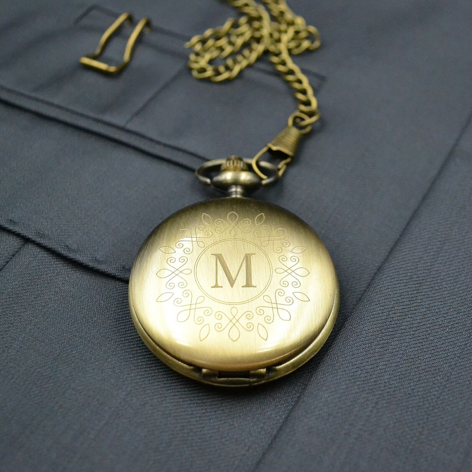 Pocket Watch with Engraving Colour Selection Pocket Watch Aurum