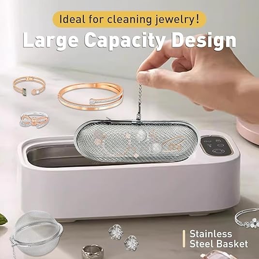 Ultrasonic Cleaner Stainless Steel Jewelry Basket Small Parts Washing