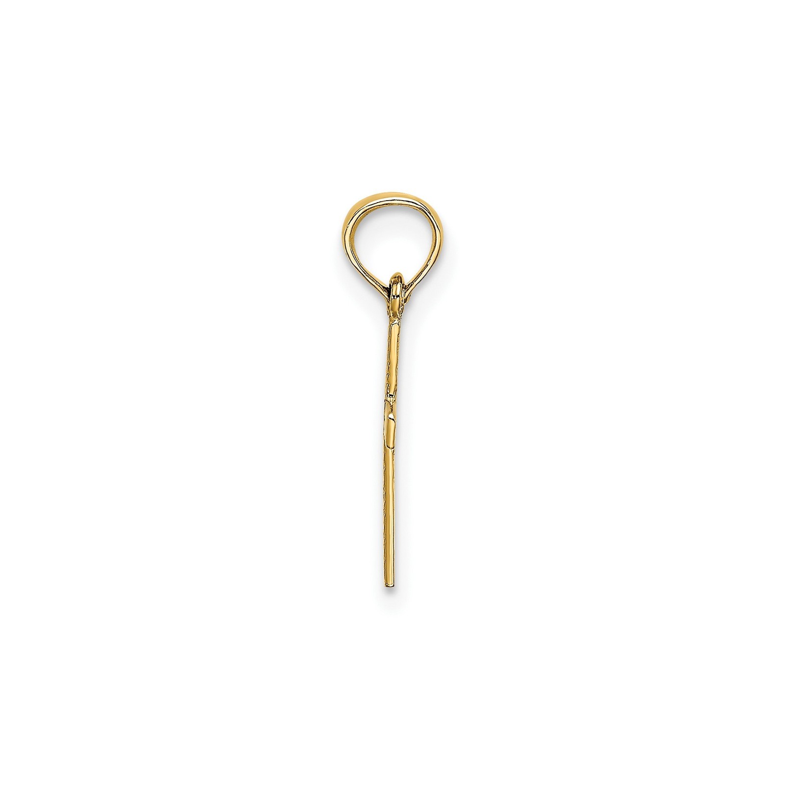 10k Gold Religious Cross Pendant Necklace for Men Women Faith Charm Jewelry