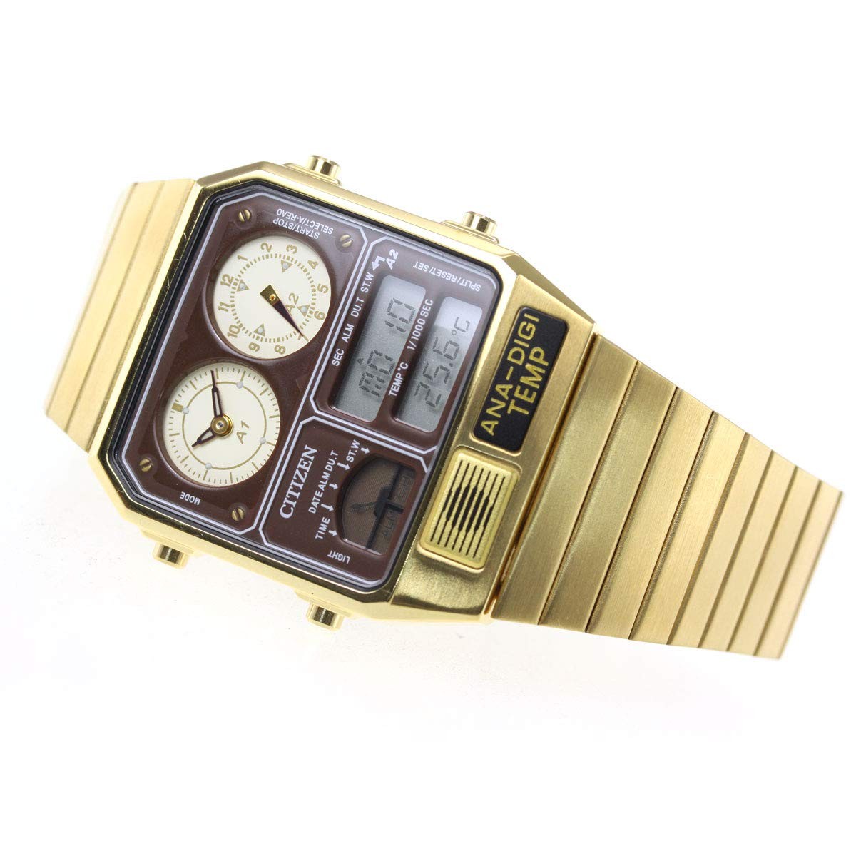 CITIZEN ANA-DIGI TEMP 32.5mm Chrono Stainless Steel Watch