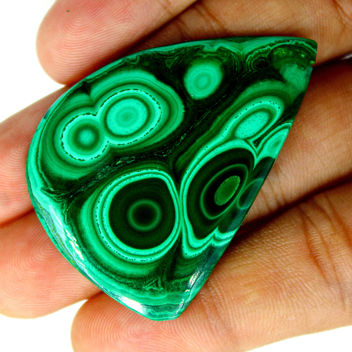 66 Cts Natural Malachite Finest Quality 50.4mm Untreated Cabochon Loose Gemstone