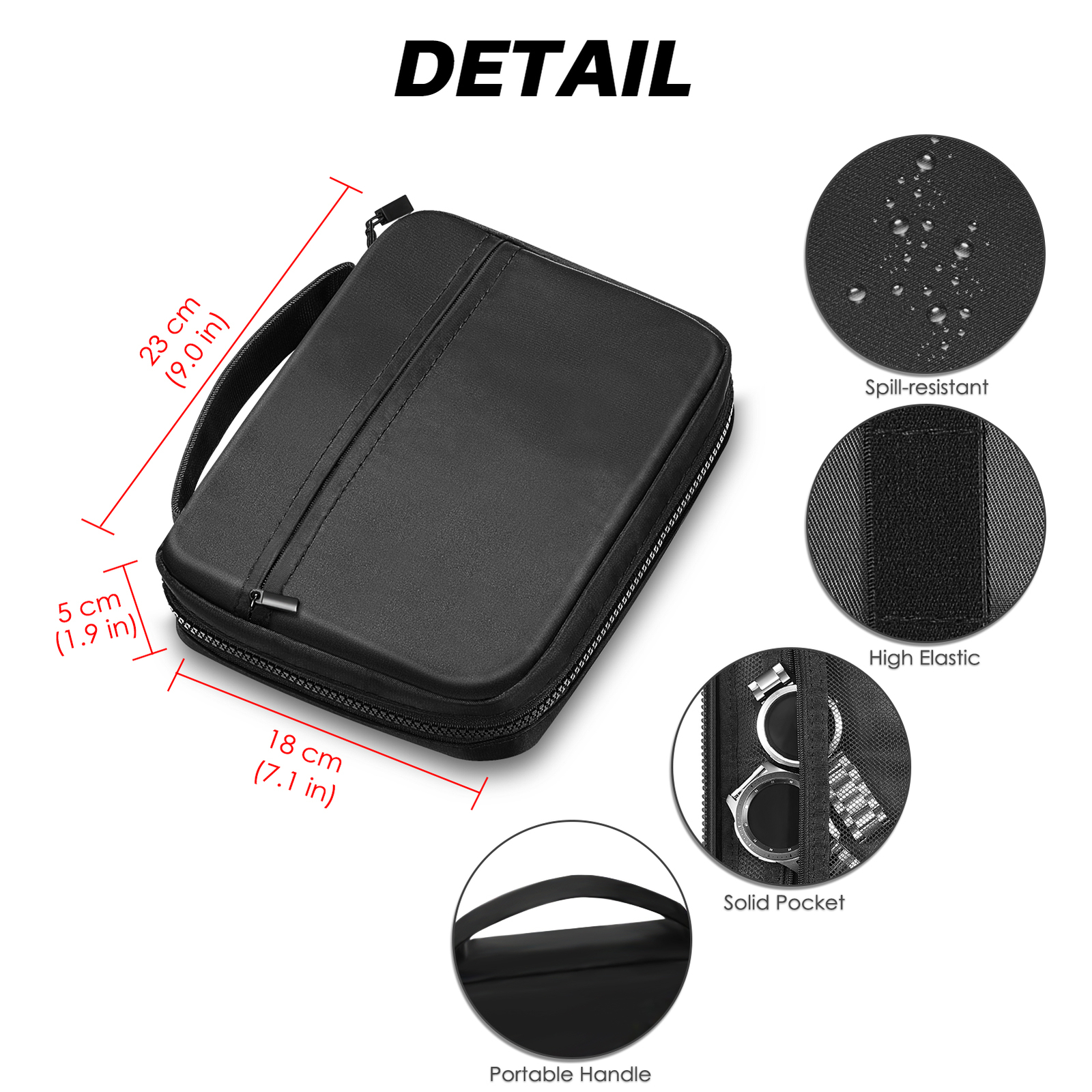 Portable Storage Bag Organizer Pouch For Apple Watch Bands Bracelet Accessories
