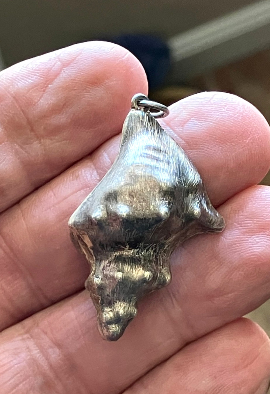Sterling CONCH SHELL PENDANT 5.6 grams