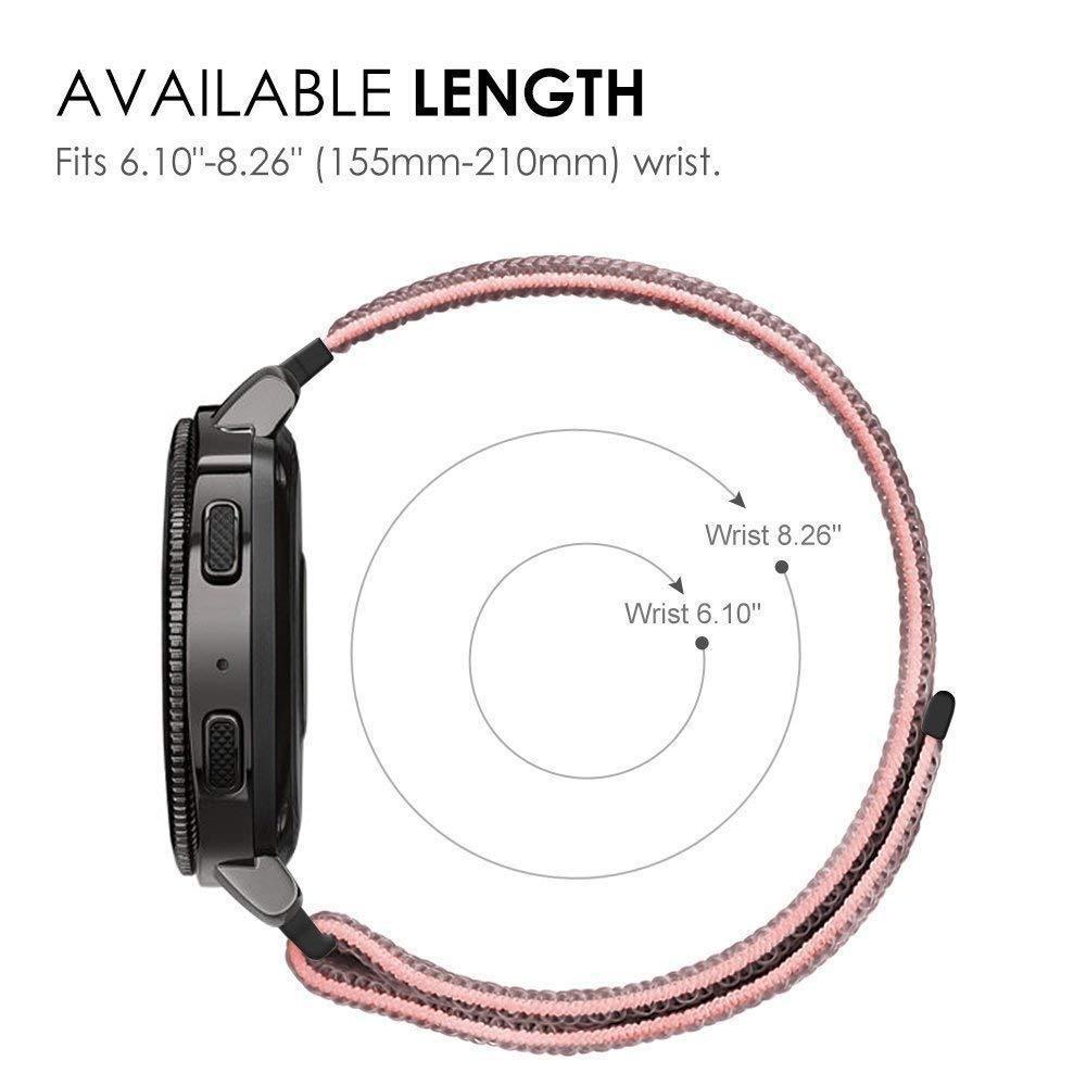 For Garmin Vivoactive 3 /Forerunner 645 Music/Vivomove HR Bands 20mm Nylon Strap